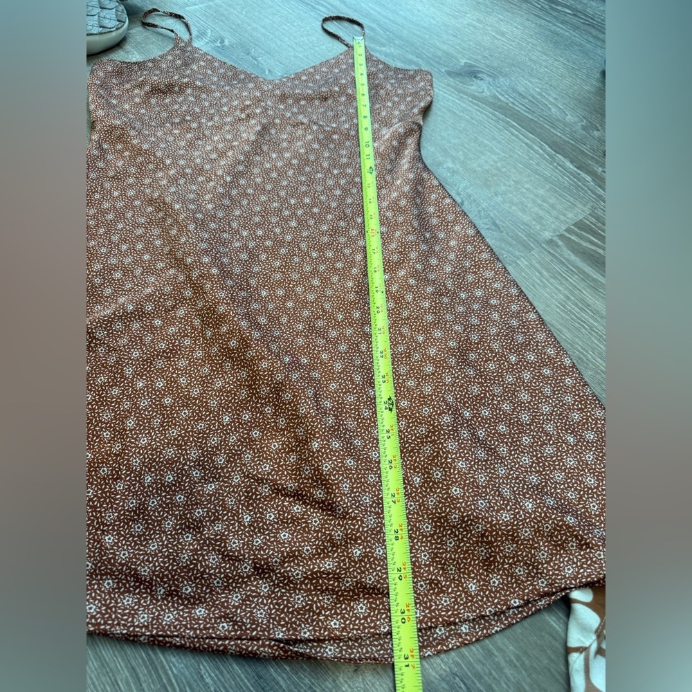 Abercrombie & Fitch Mini Dress Slip Style Silky Satin Large - Picture 6 of 10